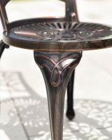 Close Up of Aluminium Table Leg 