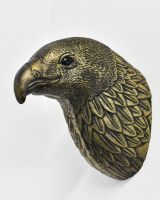 Black & Gold Eagle Wall Bust