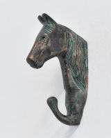 Verdigris Horse Hook