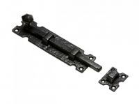 Antique Black Cast Iron Straight Bolt