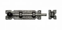 Antique Black Cast Iron Straight Bolt