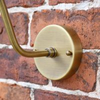 Close-up of the Fixing Plate on the Wall Light