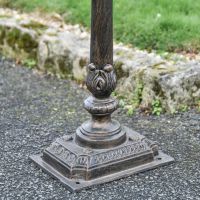 Close-Up of Stand for Antique Bronze "Huntingdon" Victorian Post Box