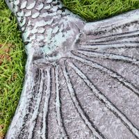 Close-up of the Verdigris Fluke on the Mermaid