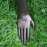 Close-up of the Bronze Hand 