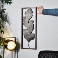 Antique Bronze "Oak Tree Leaf" Wall Art to Scale
