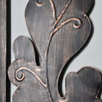 Close-up of the Finish on the "Oak Tree Leaf" Wall Art