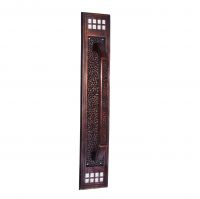 Large Antique Copper Pull Handle