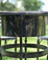 Close-Up of Removable Grill for Antique Gold "Frosted" Four Seater Table & Chair Set with Grill