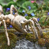 Close-Up of Antique Gold "Carpenter" Ant Sculpture