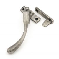 Antique Pewter Locking Night-Vent Peardrop Window Fastener - Left Handed