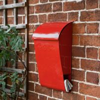 Apple Orchard” Red Berkley Hill Post Box With Lock in Situ
