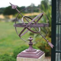 "Hemispherian" Armillary with Squared Base Design - 64cm