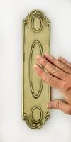 “Haltpark Court” Period Brass Finger Plate