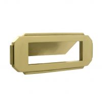 Hillier House Art Deco, Solid Brass Letter Plate