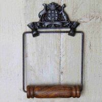 Australian Coat of Arms Iron Toilet Roll Holder