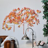 "Autumn Bushes" Wall Art in a Modern Sitting Room
