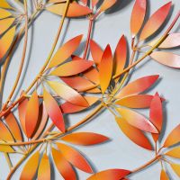 Close-up of the Orange Leaves on the Bush Wall Art