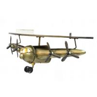 Side View of the "Aviator" Airplane Shelf With Light
