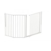 White Medium Baby Dab Fire Guard - View From The Side