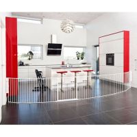 Baby Dan Fireguard in Use in a Contemporary Kitchen