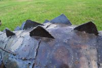 Mara River Crocodile Wrought Iron Garden Sculpture