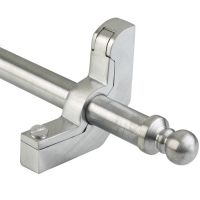 Brushed Chrome Stair Rods With Ball Finial - 12mm