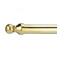 Cambridge Polished Brass Stair Rod with Ball Ends