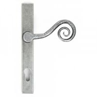 "Barbary" Slim Monkey tail Espagnolette Lock Set Finished In An Antique Pewter