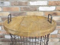 Basket Side Table