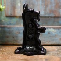 Back of cast iron dog door stop
