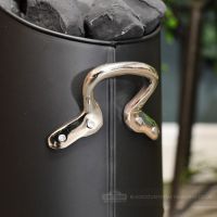 Close-up of the Nickel Handle
