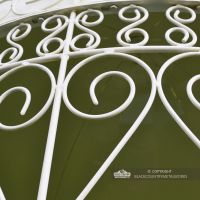 Deluxe "Lady Arundel" Wrought Iron Garden Gazebo