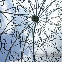 View of the Round Ornate Roof on the Gazebo