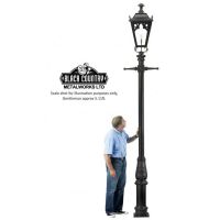 Gothic Extra Large Lantern & Lamp Post Set to Scale