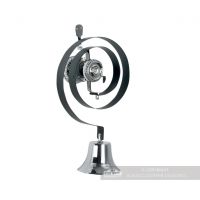 Bright chrome Butler door bell kit