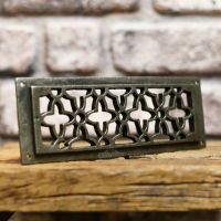 Natural iron air brick 9" x 3.25" star design