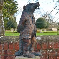 Wind & The Willows Badger sculpture