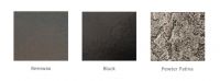 Black, Beeswax and Antique Pewter finishes - Privacy latch set 