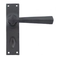 Beeswax Lever Door Handle With Bathroom Lock