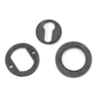 Beeswax Simple Circular Euro Escutcheon Parts