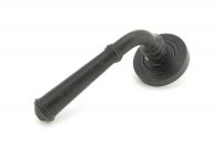 Beeswax Unsprung Lever Door Handle on Beehive Rose Front
