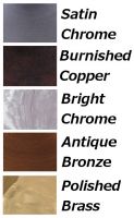 “Maytree Avenue” Satin Chrome Swirl Pattern Bell Push
