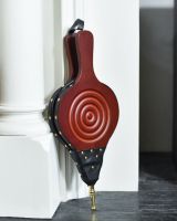 Traditional Rounded Wooden & PU Leather Fire Bellows