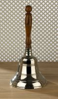 Bright Chrome Hand Bell 165mm dia (6.5")