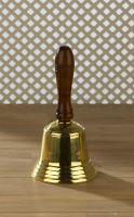 Polished Brass Hand Bell 95mm dia