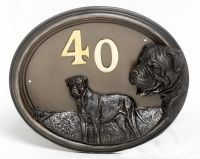 "Bentley" Bull Mastiff Dog House Sign 
