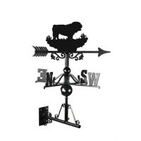 Bulldog Weathervane Mounted