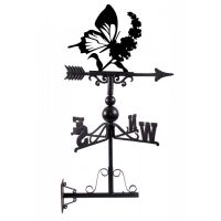 Butterfly Weathervane in Full 