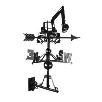Digger Weathervane Created Out of Iron